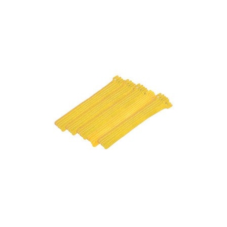 Swe-Tech 3C Cable Tie Strap, 8 in L, Yellow, 25 PK FWT30CT-08180